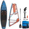 STX SUP STX WindSUP Hybrid Tourer 12' TEAL/ORANGE completo di vela - WindSUP gonfiabile - superficie: 3,6m