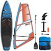 STX SUP STX WindSUP Hybrid Tourer 12' TEAL/ORANGE completo di vela - WindSUP gonfiabile - superficie: 5,0m