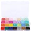 Tnfeeon Bracciale Perline 14000pcs, 28 Colori Semenza | Kit 14000 Perline di Vetro 2mm, 28 Colori, Scatola Organizer, Artigianato Fai-da-Te, Gioielli e Educativo per Bambini