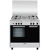 Glem AR854GI Piano cottura Gas A Titanio cucina