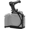 Tilta Half Camera Cage Kit leggero compatibile con S5 II/S5 IIX, con impugnatura superiore e attacco per guida NATO - Nero TA-T50-B-B