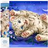 DIAMOND DOTZ - Kit per Principianti, Motivo: Tigre del Bambino, 35,5 x 27,9 cm