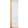 Gardinenbox Economica - Tenda a Pannello, Trasparente, Tinta Unita, con Accessori, 85589, Bianco, 245 x 60 XM