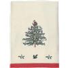 Spode Avanti Linens Spode Asciugamano, decorazione per il bagno per le vacanze con albero di Natale, collezione rossa
