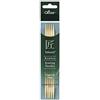 clover Takumi Bamboo: Ferri da Maglia a Doppia Punta: Set di Cinque: 20 cm x 3,00 mm, Legno, 3 mm