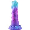 HiSmith WDD019-XS-F Monster Fantasy Slim Beginner Lifelike Soft Silicone Dildo with Suction Cup 14.5cm