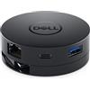 DELL DA300 Wired USB 3.2 Gen 2 (3.1 Gen 2) Type-C Black 492-BCJL