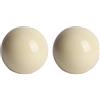 Alomejor Palline da Biliardo, 2 Pezzi da 5,72 Cm, Palline da Biliardo e Biliardo Palline da Biliardo in Resina Bianca Palline da Biliardo Palline da Biliardo
