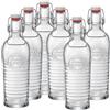 Bormioli Rocco 1.2 Litri - Officina 1825 Bottiglia in Vetro - Set 6 Pezzi