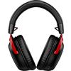 HP Inc. Cuffie da gioco HyperX Cloud III (circumaurale, wireless, nero-rosso)