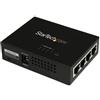 StarTech.com Iniettore midspan Gigabit Power over Ethernet PoE a 4 porte - 802.3