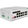 DIGITUS Switch PoE di rete Gigabit Ethernet a 8 porte, industriale, gestito L2, 4 Uplink