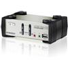 ATEN CS1732B-AT-E switch per keyboard-video-mouse [kvm] Nero, Metallico (2 port