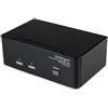 StarTech.com Switch KVM Dual DVI USB 2 porte con audio e hub USB 2.0 (2 PORT DUA