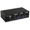 InLine Switch da tavolo KVM - 2 vie - HDMI - Hub USB 3.0 - con audio