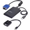 StarTech.com Adattatore Crash Cart Portatile per laptop, Console KVM con USB/VGA