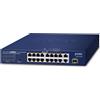 Planet PoE 10/100TX 802.3at a 16 porte