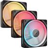 Corsair iCUE LINK LX120-R RGB Case per computer Ventilatore 12 cm Nero 3 pz (COR