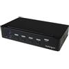StarTech.com Switch Commutatore KVM a 4 Porte DisplayPort con Hub USB 3.0 - 4K (