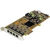 StarTech.com Scheda di rete PCIe Gigabit Power over Ethernet a 4 porte - Adattat