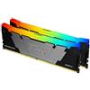 Kingston Technology FURY 32GB 3600MT/s DDR4 CL16 DIMM Kit da 2 1Gx8 Renegade RGB