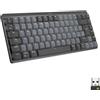 LOGITECH - INPUT DEVICES Logitech MX Mini Mechanical tastiera Ufficio RF senza fili Bluetooth QWERTY US