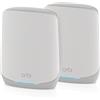 Netgear Kit Orbi RBK762S Netgear Sistema Mesh Orbi? Tri-band WiFi 6, 5.4 Gbps, router (R