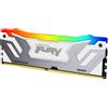 Kingston Technology FURY 24GB 8400MT/s DDR5 CL40 CUDIMM Renegade RGB Bianco XMP