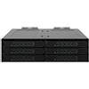 ICYDOCK ICY DOCK telaio rimovibile 6xU.2/U.3 SSD f.5.25" con SlimSAS SFF-8654 8i