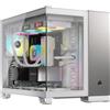 Corsair 2500X - Mid tower - micro ATX - pannello laterale con finestra in vetro temperat
