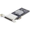 StarTech.com Scheda di rete SFP GbE a 4 porte PCIe 2.0 x2 compatibile x4 x8 x16