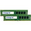 Integral 64GB [2X32GB] PC RAM Module DDR4 2666MHZ UNBUFFERED DIMM KIT OF 2 EQV.