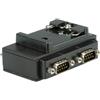 ROLINE Adattatore da USB2.0 a RS232, per guida DIN, 4 porte