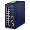 Planet IP30 Industrial L2/L4 16-Port