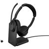 Jabra Evolve2 55 Link380c UC Stereo con base di ricarica