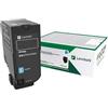 Lexmark 75B20C0 cartuccia toner 1 pz Originale Ciano (CS728 CYAN RETURN CART 10K