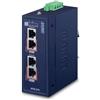 PLANET IPOE-270 switch di rete Supporto Power over Ethernet [PoE] Blu (IP30 Indu