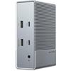 Targus HDG215-EUZ hub di interfaccia USB 3.2 Gen 2 (3.1 Gen 2) Type-C Argento