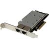 StarTech.com Scheda di rete PCI express a 2 porte 10 Gbase-T Ethernet con Chipse