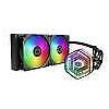COOLER MASTER DISSIPATORE A LIQUIDO MASTERLIQUID 240 ATMOS ARGB GEN 2, SICKLEFLO