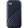 WD My Passport Solid Disco Solid SSD esterno 2TB USB -C - colore blu scuro