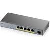 Zyxel GS1350-6HP Gestito L2 Gigabit Ethernet 10/100/1000 Supporto Power over Eth