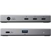 ALOGIC TB4H3TB hub di interfaccia Thunderbolt 4 40000 Mbit/s Nero Grigio (Thunde