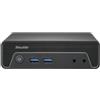 Shuttle Nano PC NE10N PC con dimensioni 0,6 l Nero N100 Intel SoC