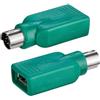 CABLEPELADO Adattatore da USB a PS2 M/H verde
