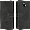 OKZone Cover per Samsung Galaxy J6 Plus 2018, Custodia in Pelle Samsung J6 Plus 2018, Cover a Libro Galaxy J6 Plus 2018 Magnetica Portafoglio Folio PU Pelle Flip Caso con Wallet Case Cover (Nero)