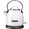 KitchenAid 5KEK1222EWH bollitore elettrico 1,25 L 2200 W Nero, Acciaio inox, Bianco