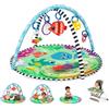 Baby Einstein - Sea Floor Explorers, Palestrina Acquatica 2 in 1, Portatile, 5 Giocattoli Rimovibili, 4 Modalità di Divertimento, Neonato+