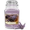 Yankee Candle Candela profumata in giara grande | Dried Lavender & Oak | Durata Fino a 150 Ore | Regali perfetti per le donne
