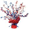 Beistle 50806-rwb Star Gleam 'N Burst centrotavola, 38,1 cm